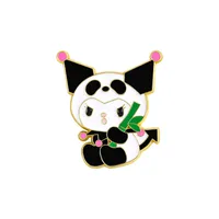 Cute Simple Style Panda Alloy Stoving Varnish Plating Unisex Brooches sku image 3