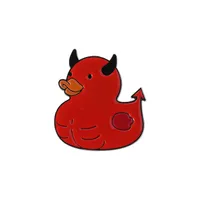 Cartoon Style Cute Cartoon Alloy Stamping Stoving Varnish Plating Unisex Brooches sku image 34