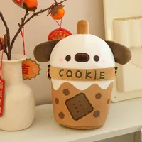 Kid'S PP Cotton Dog Cute Bucket Zipper Crossbody Bag sku image 1