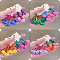Women's Cartoon Style Star Heart Shape Arylic Hair Tie main image 3