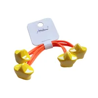 Women's Cartoon Style Star Heart Shape Arylic Hair Tie main image 5