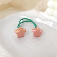 Women's Cartoon Style Star Heart Shape Arylic Hair Tie sku image 10