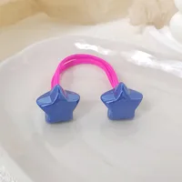 Women's Cartoon Style Star Heart Shape Arylic Hair Tie sku image 12