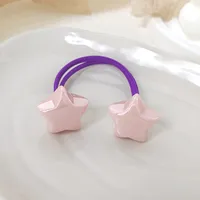 Women's Cartoon Style Star Heart Shape Arylic Hair Tie sku image 13