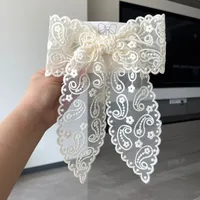 Women's Princess Bow Knot Gauze Hair Clip main image 3