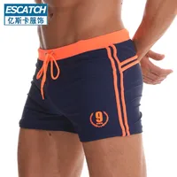 Men's Quick-Dry Professional Swim Trunks With Anti-Embarrassment Design, Large Size Swimwear Factory Direct main image 2