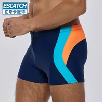 Men's Quick-Dry Professional Swim Trunks With Anti-Embarrassment Design, Large Size Swimwear Factory Direct main image 3