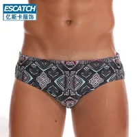 New Men's Camouflage Anti - Peek Swim Trunks - Secure Fit Triangle Briefs, Plus Size Swimwear Bulk Orders main image 2