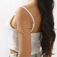 Vintage Style Commute Snake Iron Plating Women's Armband main image 4