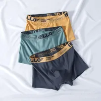 Men's Breathable Sport Underwear Comfortable Boxer Shorts For Youth & Teens, Cotton Blend Casual Trunks main image 1