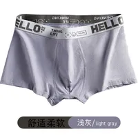 Men's Breathable Sport Underwear Comfortable Boxer Shorts For Youth & Teens, Cotton Blend Casual Trunks sku image 22