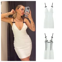 Women's Strap Dress Elegant Strap Sleeveless Solid Color Above Knee Holiday Banquet Selfie main image 1