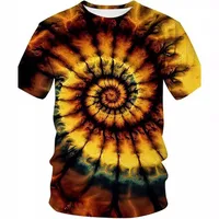Men's Camouflage 3D Digital Print T-Shirt, Tie-Dye Effect Unisex Casual Round Neck Short Sleeve Tee main image 5