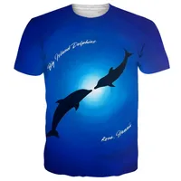 Men's Casual Short Sleeve T-Shirt With 3D Digital Beach & Marine Animal Print - Lightweight Summer Top main image 3