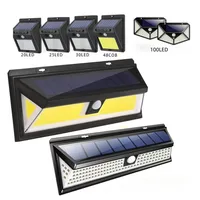 Solar - Powered LED Motion Sensor Wall Light - Waterproof Outdoor Landscape Courtyard Lighting For Rural Areas sku image 14