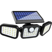 Solar - Powered LED Motion Sensor Wall Light - Waterproof Outdoor Landscape Courtyard Lighting For Rural Areas sku image 13