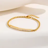 Vintage Style Simple Style Geometric 201 Stainless Steel Women's Bracelets main image 5