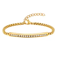 Vintage Style Simple Style Geometric 201 Stainless Steel Women's Bracelets main image 6