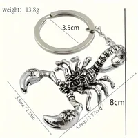 Simple Style Animal Alloy Keychain main image 2