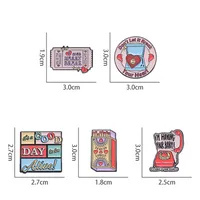Casual Elegant Lady Geometric Alloy Stoving Varnish Unisex Brooches main image 2