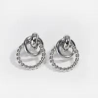1 Pair Vacation Simple Style Solid Color Plating Copper Ear Studs sku image 10