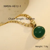 Vacation Simple Style Heart Shape 304 Stainless Steel Inlay Zircon Women's Pendant Necklace sku image 9