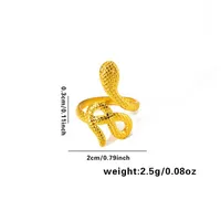 Vacation Simple Style Solid Color Titanium Steel Plating Women's Rings main image 5
