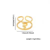 Vacation Simple Style Solid Color Titanium Steel Plating Women's Rings sku image 6