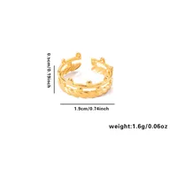 Vacation Simple Style Solid Color Titanium Steel Plating Women's Rings sku image 8