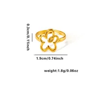 Vacation Simple Style Solid Color Titanium Steel Plating Women's Rings sku image 12