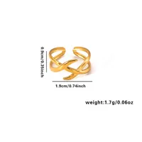 Vacation Simple Style Solid Color Titanium Steel Plating Women's Rings sku image 20