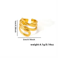 Vacation Simple Style Solid Color Titanium Steel Plating Women's Rings sku image 25