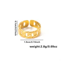 Vacation Simple Style Solid Color Titanium Steel Plating Women's Rings sku image 34