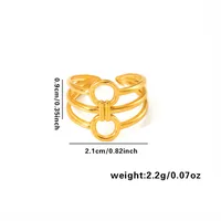 Vacation Simple Style Solid Color Titanium Steel Plating Women's Rings sku image 33