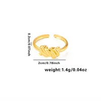 Vacation Simple Style Solid Color Titanium Steel Plating Women's Rings sku image 37