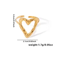 Vacation Simple Style Solid Color Titanium Steel Plating Women's Rings sku image 47