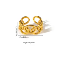 Vacation Simple Style Solid Color Titanium Steel Plating Women's Rings sku image 48