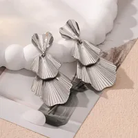 1 Pair Vacation Simple Style Flower Plating Alloy Ear Studs sku image 11
