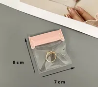 Solid Color PVC Jewelry Packaging Bags sku image 1