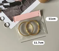 Solid Color PVC Jewelry Packaging Bags sku image 7
