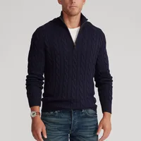 8509 Autumn And Winter New Men's Warm Thick Needle Turtleneck Sweater Men's Twist Half Turtleneck Independent Station Cross-Border Amazon main image 4