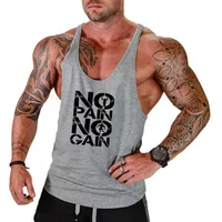Fitness I-Shaped Foreign Trade Amazon Sleeveless Sports Training Bodybuilding Vest One Piece Dropshipping main image 1