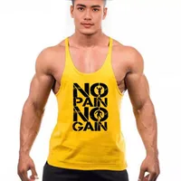 Fitness I-Shaped Foreign Trade Amazon Sleeveless Sports Training Bodybuilding Vest One Piece Dropshipping main image 2