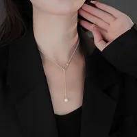 Elegant Bow Knot Imitation Pearl Alloy Plating Women's Necklace sku image 10