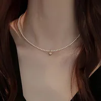Elegant Bow Knot Imitation Pearl Alloy Plating Women's Necklace sku image 17