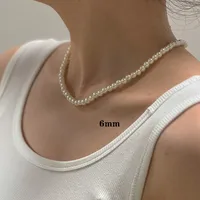 Elegant Bow Knot Imitation Pearl Alloy Plating Women's Necklace sku image 5
