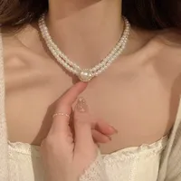 Elegant Bow Knot Imitation Pearl Alloy Plating Women's Necklace sku image 66