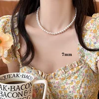 Elegant Bow Knot Imitation Pearl Alloy Plating Women's Necklace sku image 6