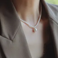 Elegant Bow Knot Imitation Pearl Alloy Plating Women's Necklace sku image 24
