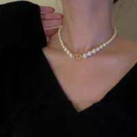 Elegant Bow Knot Imitation Pearl Alloy Plating Women's Necklace sku image 32